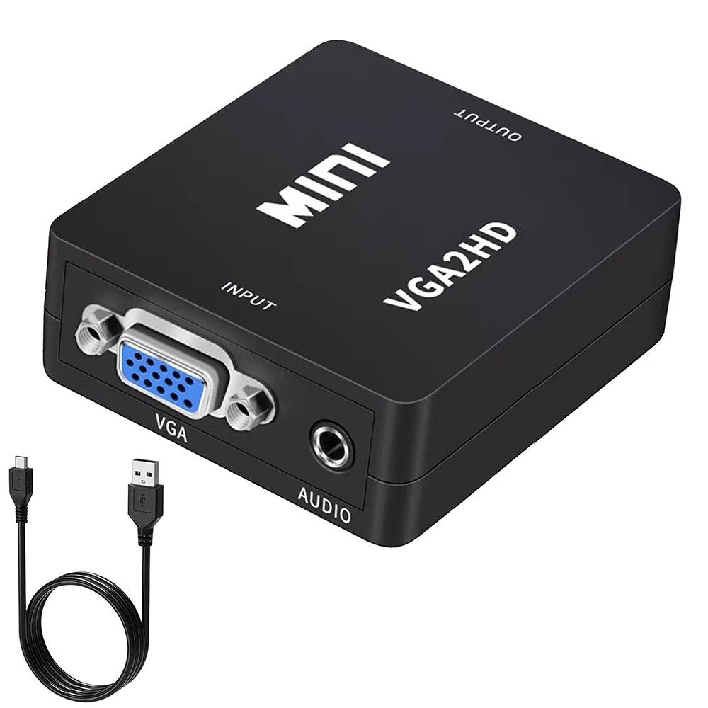 VGA-HDMI ȣȯ  ȯ 1080P HDTV( ) VGA2HDMI  ڽ(Ʈ PC-HDTV  Ϳ)